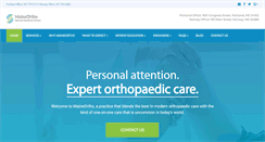 Desktop Screenshot of maineortho.com